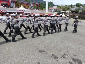 31 Polisi Cilik Binaan Polres Tampil Memukau di HUT ke-12 Morowali Utara