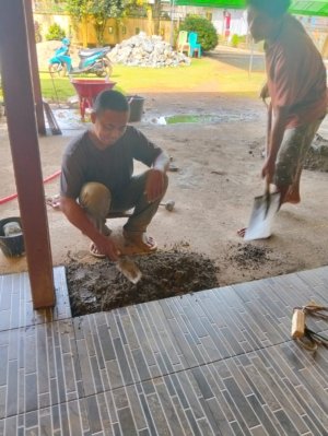 Pekerjaan Renovasi GKST Eklesia Molino Terus Dikebut, Berkat Pokir Yaristan Palesa