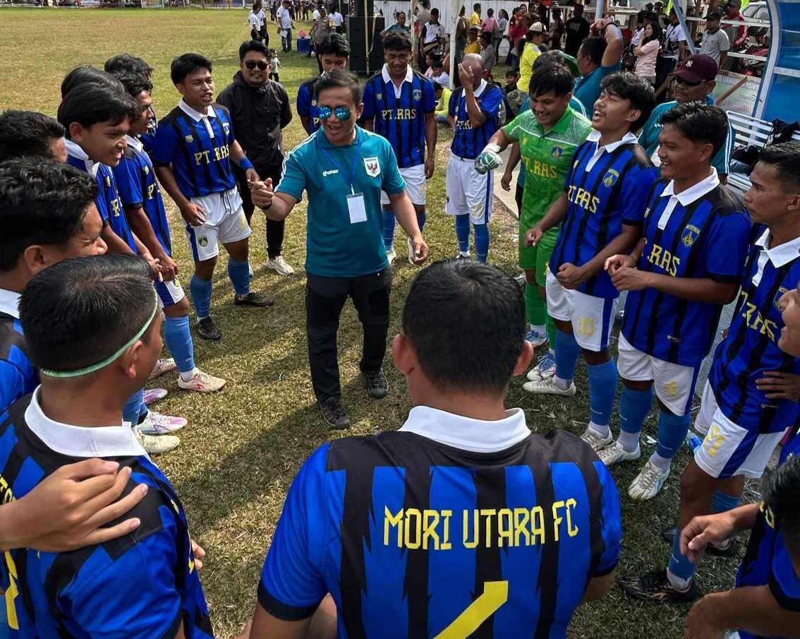 Reymond Ugi, Sosok di Balik Sejarah Emas Mori Utara di Bupati Cup 2025