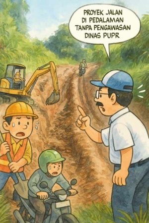 Proyek Jalan di Salubiro Diduga Tidak Diawasi PUPR