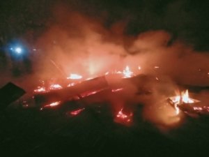 Kebakaran Rumah di Desa Korowou
