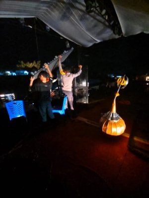 Panggung MTQ Morut Roboh Diterjang Angin Kencang dan Petir Menggelegar