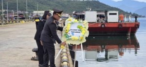 Hari Pahlawan, Kapolres Morut Pimpin Tabur Bunga di Pelabuhan Kolonodale