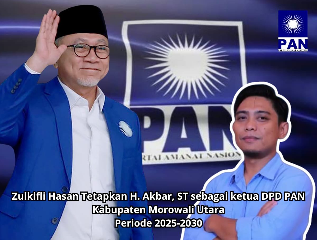 H. Akbar Nahkodai DPD PAN Morowali Utara Periode 2025-2030