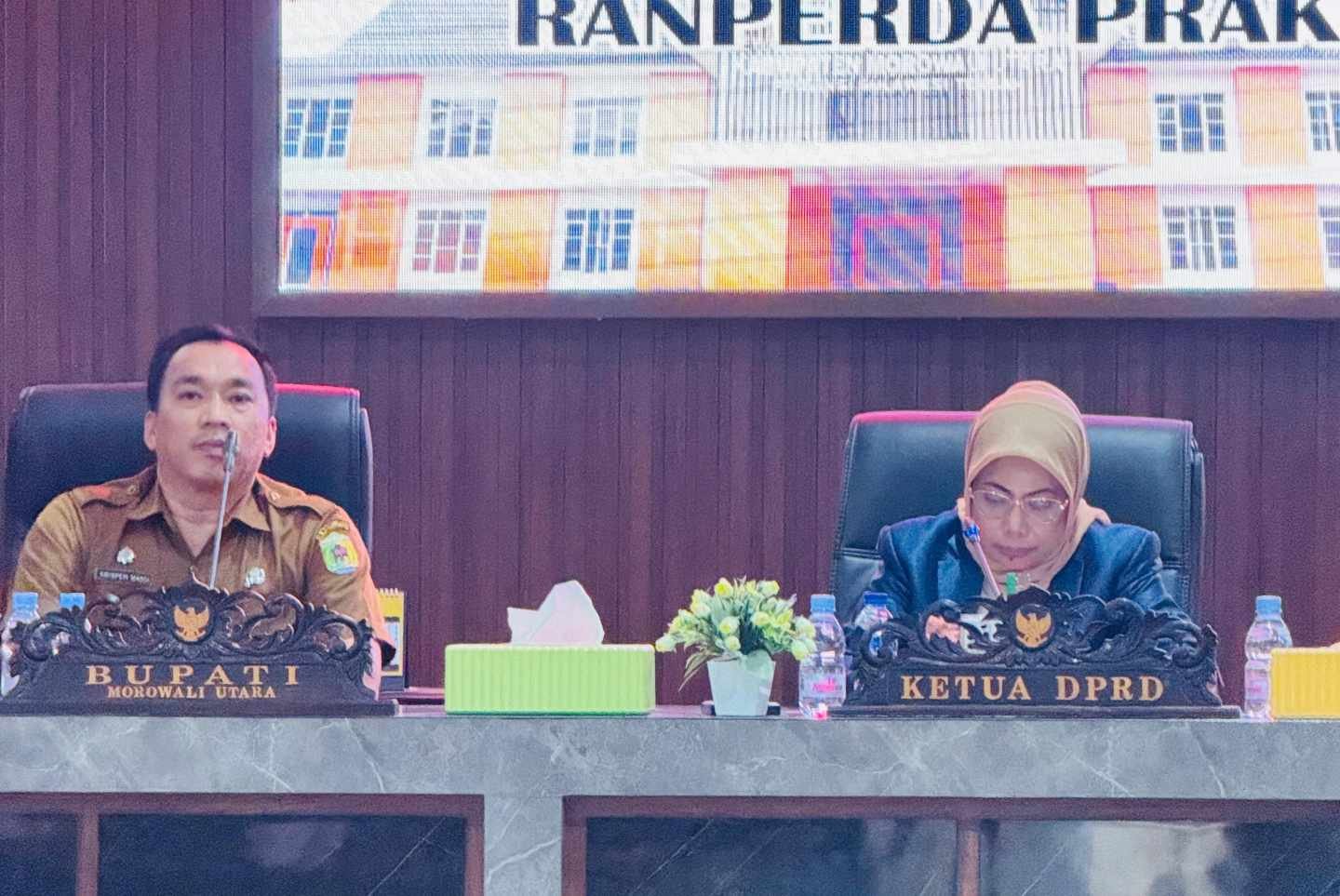 DPRD Morowali Utara Gelar Paripurna Pendapat Bupati Terhadap Tiga Ranperda Prakarsa DPRD