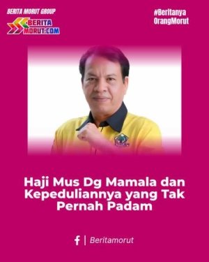 Haji Mus Dg Mamala dan Kepeduliannya yang Tak Pernah Padam