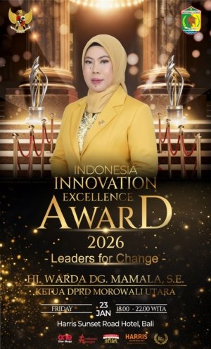 Warda Dg Mamala, Satu-satunya Ketua DPRD di Sulteng yang Tembus Nominasi Penghargaan Nasional 2026