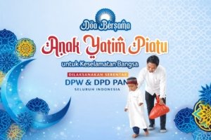 Doa Anak Yatim Menggema di Langit Morut, DPD PAN Panjatkan Ikhtiar dan Santuni 100 Anak Yatim
