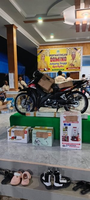 250 Pasang Peserta Ikuti Pertandingan Domino Pisah Tahun di Soyojaya, Hadiah Utama Satu Unit Motor