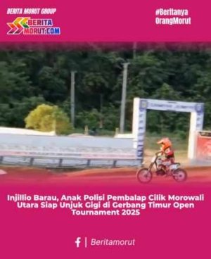 Injillio Barau, Anak Polisi Pembalap Cilik Morowali Utara Siap Unjuk Gigi di Gerbang Timur Open Tournament 2025