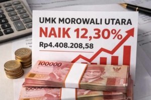 UMK Morowali Utara Tahun 2026 Naik 12,30%