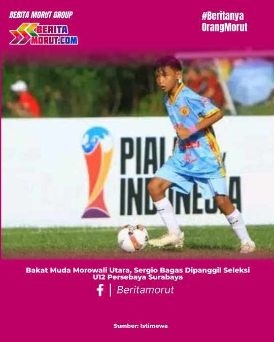 Bakat Muda Morowali Utara, Sergio Bagas Dipanggil Seleksi U12 Persebaya Surabaya