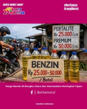 Harga Bensin di Bungku Utara dan Mamosalato Meningkat Tajam