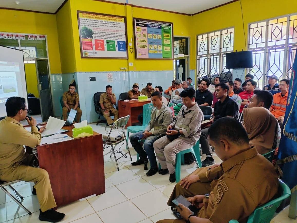 DLHD Morowali Utara Gelar Pertemuan dengan Perusahaan Bahas Soal Penanganan Debu