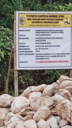 Proyek Bronjong di Uempanapa Molor