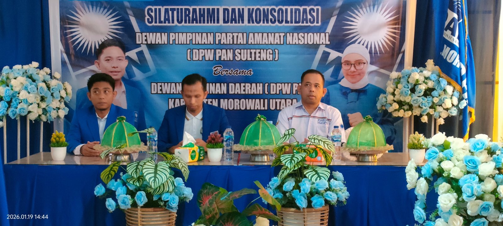 Konsolidasi DPD PAN Morut, Haji Akbar; Tidak Ada Tembok yang Terlalu Tinggi Jika Kita Seirama