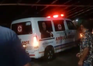 Ambulance Relawan Kemanusiaan Doktor Mardiman Sane Tiba di Baturube Jemput Jenazah dari RSUD Luwuk