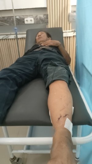 Jurnalis Senior Morowali Utara Alami Kecelakaan, Usianya 64 Tahun Semangatnya Tak Pernah Padam
