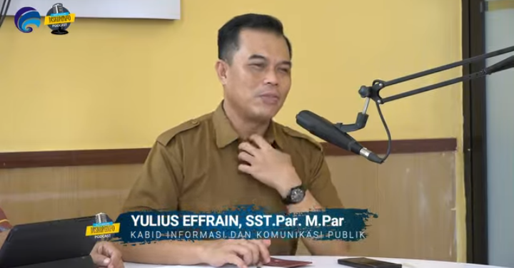Kabid IKP Diskominfo Morut, Yulius Effrain, SST. Par,.M.Par: Kerjasama Media Seharusnya Memang Mengikuti Perbup