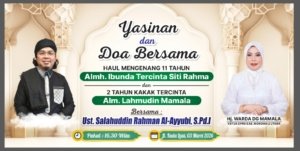 Ustadz Salahuddin Rahman Al-Ayyubi, Pimpin Doa Bersama di Kediaman Hj. Warda Dg Mamala