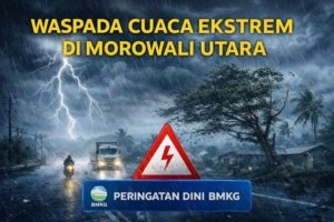 BMKG Keluarkan Peringatan Dini Cuaca untuk Wilayah Morowali Utara