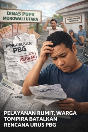 Viral Kasus Yusri Ibrahim Urus PBG Dipersulit, Warga Tompira Batalkan Rencana Urus PBG di Morowali Utara