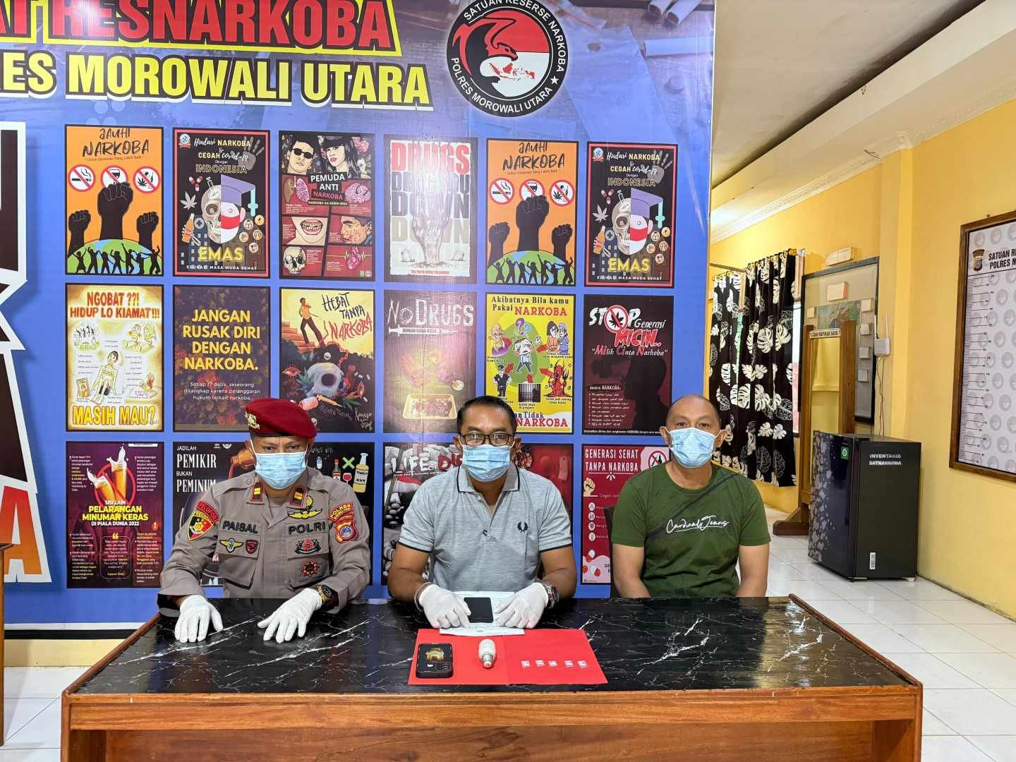 Satresnarkoba Polres Morut Ringkus Pengedar, Sita 5 Paket Sabu