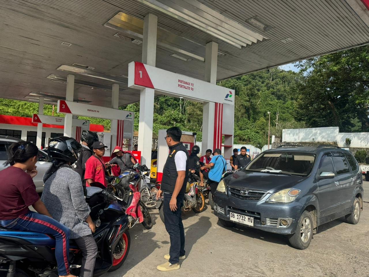 Jelang Arus Mudik, Polres Morut Sidak SPBU