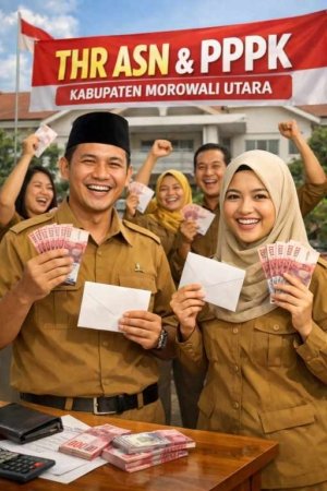 THR ASN dan PPPK Morut Akhirnya Cair