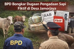 BPD Bongkar Dugaan Pengadaan Sapi Fiktif di Desa Jamorjaya