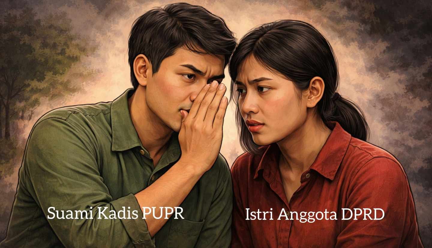 Relasi Suami–Istri Pejabat Disorot, Pokir DPRD Mengalir ke PUPR Morut?