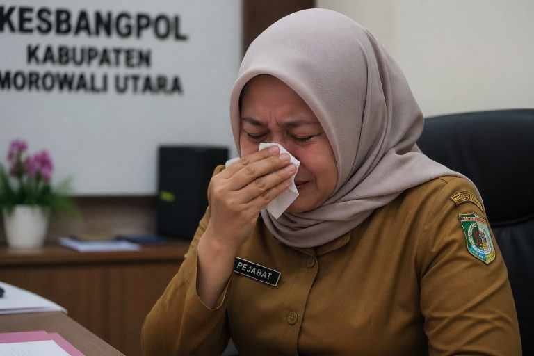 Siapa Pejabat yang Menangis di Kesbangpol? Isu Pemeriksaan Dana Hibah Morut Kian Memanas