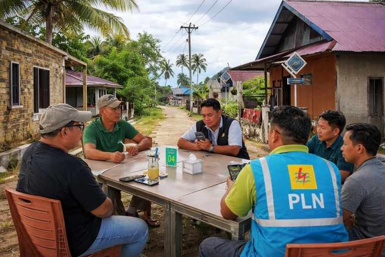 Perjuangan Panjang Kades, Akhirnya Listrik Masuk Desa Tanauge
