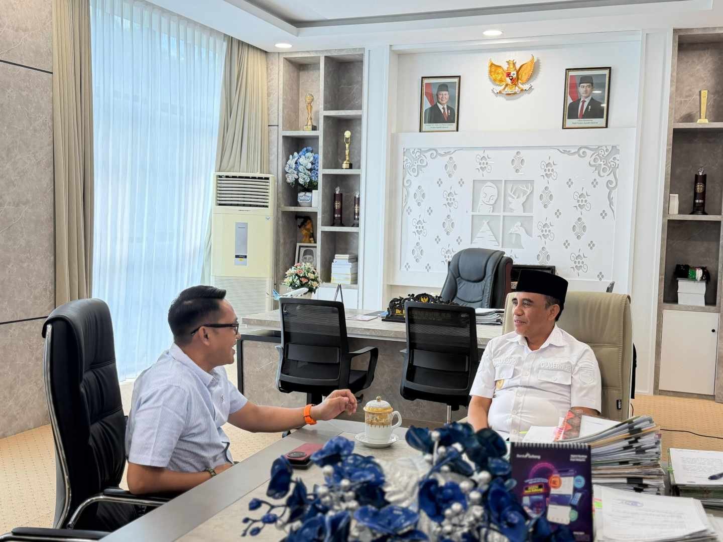 Sebelum Ambil Formulir Pendaftaran, ART Bertemu Anwar Hafid