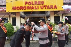 Purna Tugas, Pesan Wakapolres Morut: Jaga Marwah Institusi