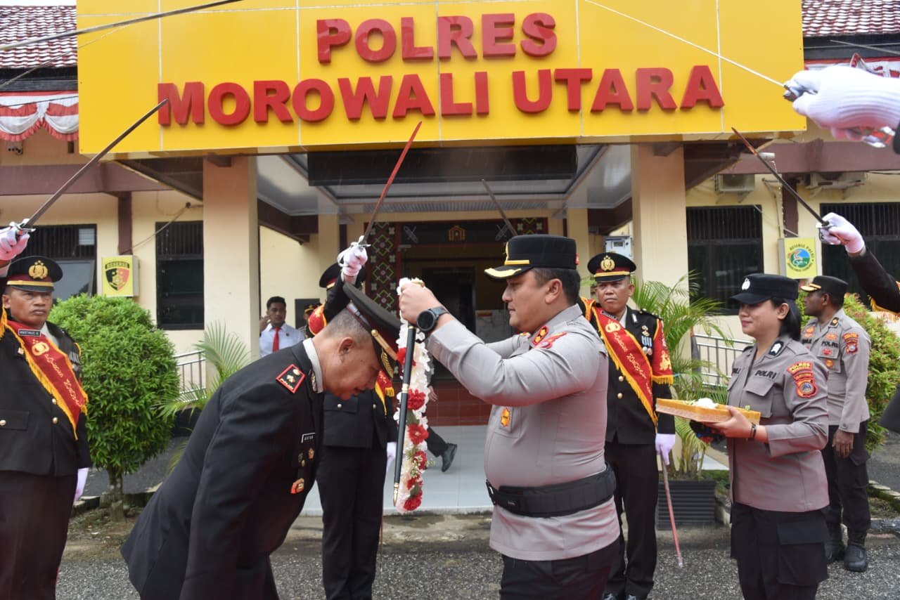 Purna Tugas, Pesan Wakapolres Morut: Jaga Marwah Institusi