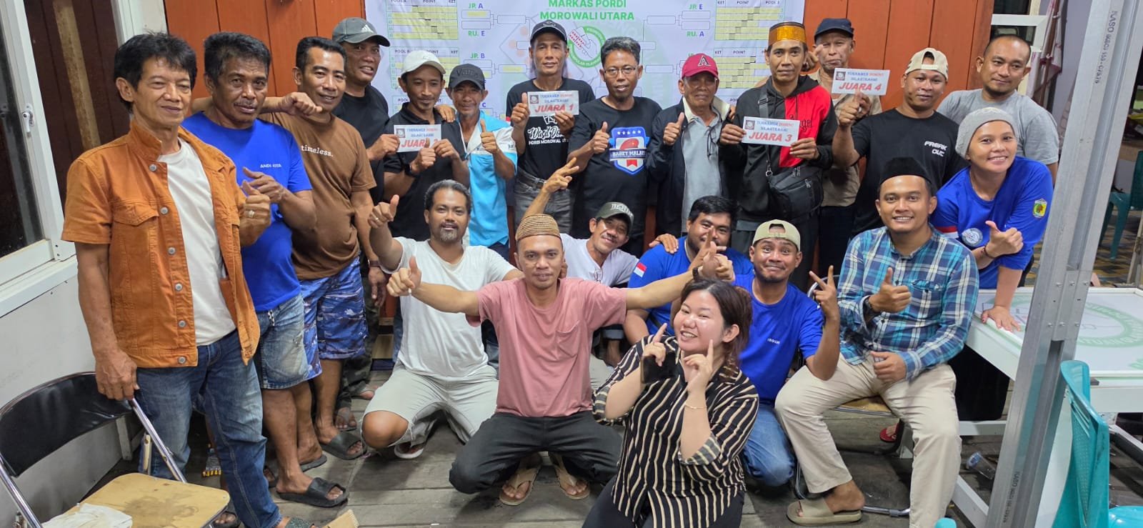 Juara Domino PORDI Morut, Pemain Asal Desa Mondowe Wakili Daerah ke Turnamen Bulukumba