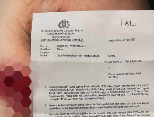 Korban 5 Jam Diperiksa, Polisi Siapkan Pasal untuk Jerat Para Terlapor Penganiayaan di Sampalowo