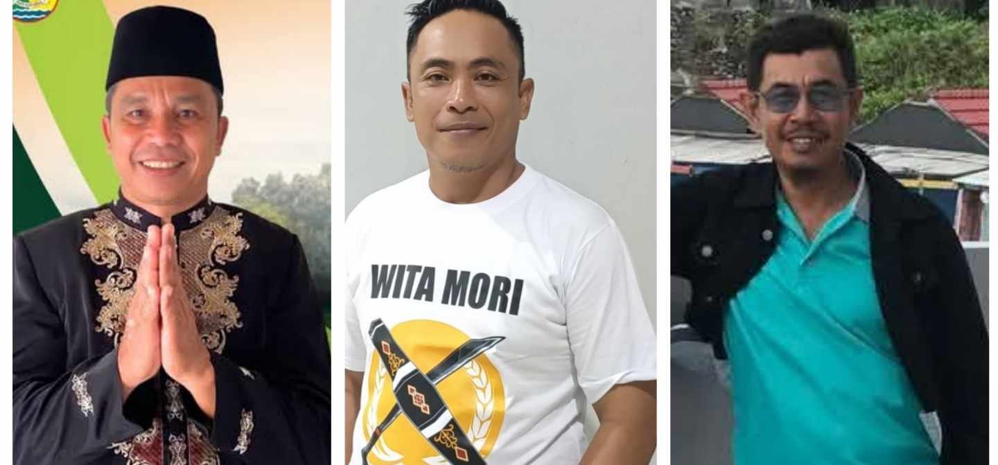 Suhardin, Syarifudin dan Sukman. 3S Bertarung di Pilkades Onepute