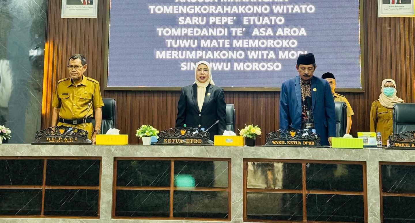 Ketua DPRD Morowali Utara Pimpin Paripurna Masa Persidangan III Tahun Sidang 2025-2026