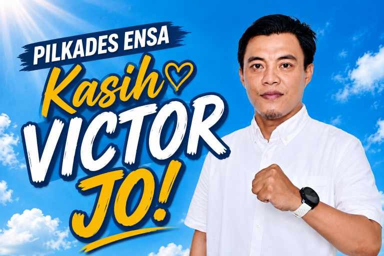 Victor Santule, Energi Baru Penantang Petahana di Pilkades Ensa