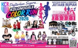 Putra Sulung Ketua DPRD Morut, Gelar Kolonodale Color Run 2026