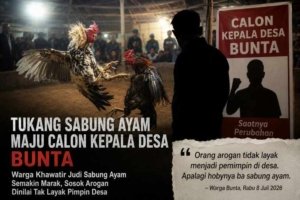Warga Soroti, Tukang Sabung Ayam Maju Pilkades Bunta