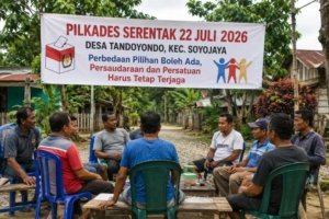Jelang Pilkades Serentak, Warga Desa Tandoyondo Ajak Jaga Persaudaraan dan Kedamaian