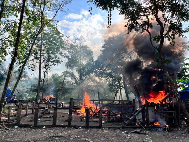 Judi Sabung Ayam di Bahodopi Disikat Tim Gabungan Polisi dan TNI