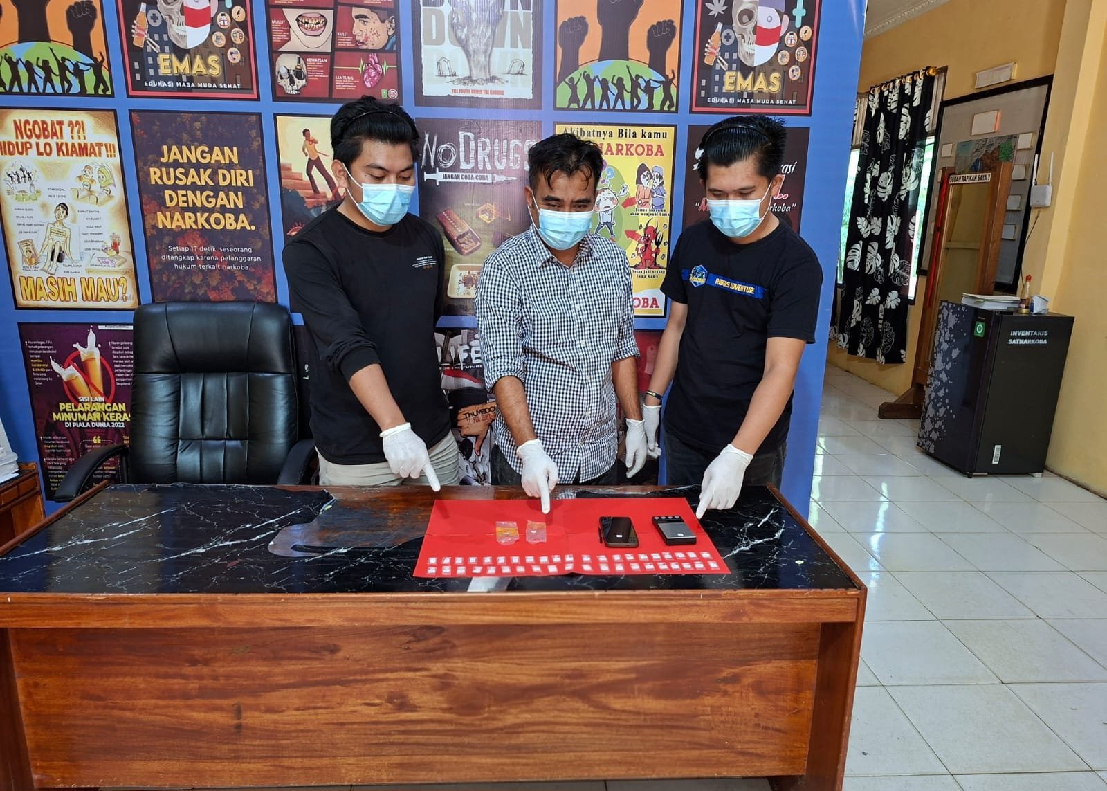 Operasi Sepekan Satresnarkoba Morut Berhasil Bongkar Peredaran Sabu, 4 Pelaku Diringkus