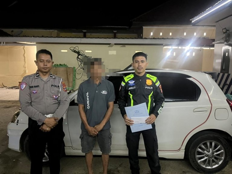 Akhirnya Polres Morut Berhasil Menangkap Pelaku Tabrak Lari di Desa Kumpi