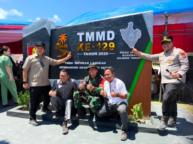 Kapolres dan Bupati Apresiasi Dandim 1311 Morowali TMMD Umbele Sukses dalam Waktu Satu Bulan