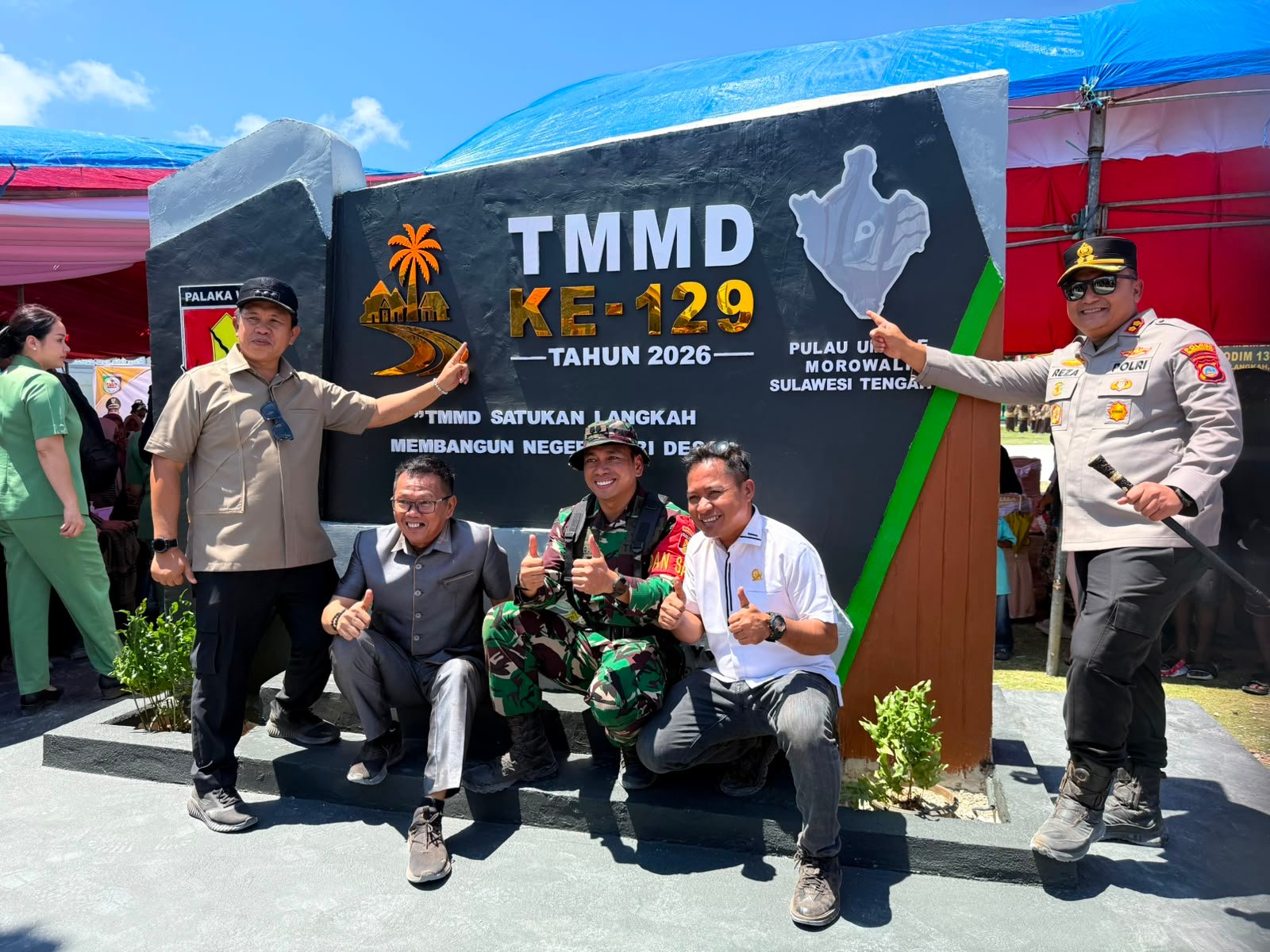 Kapolres dan Bupati Apresiasi Dandim 1311 Morowali TMMD Umbele Sukses dalam Waktu Satu Bulan