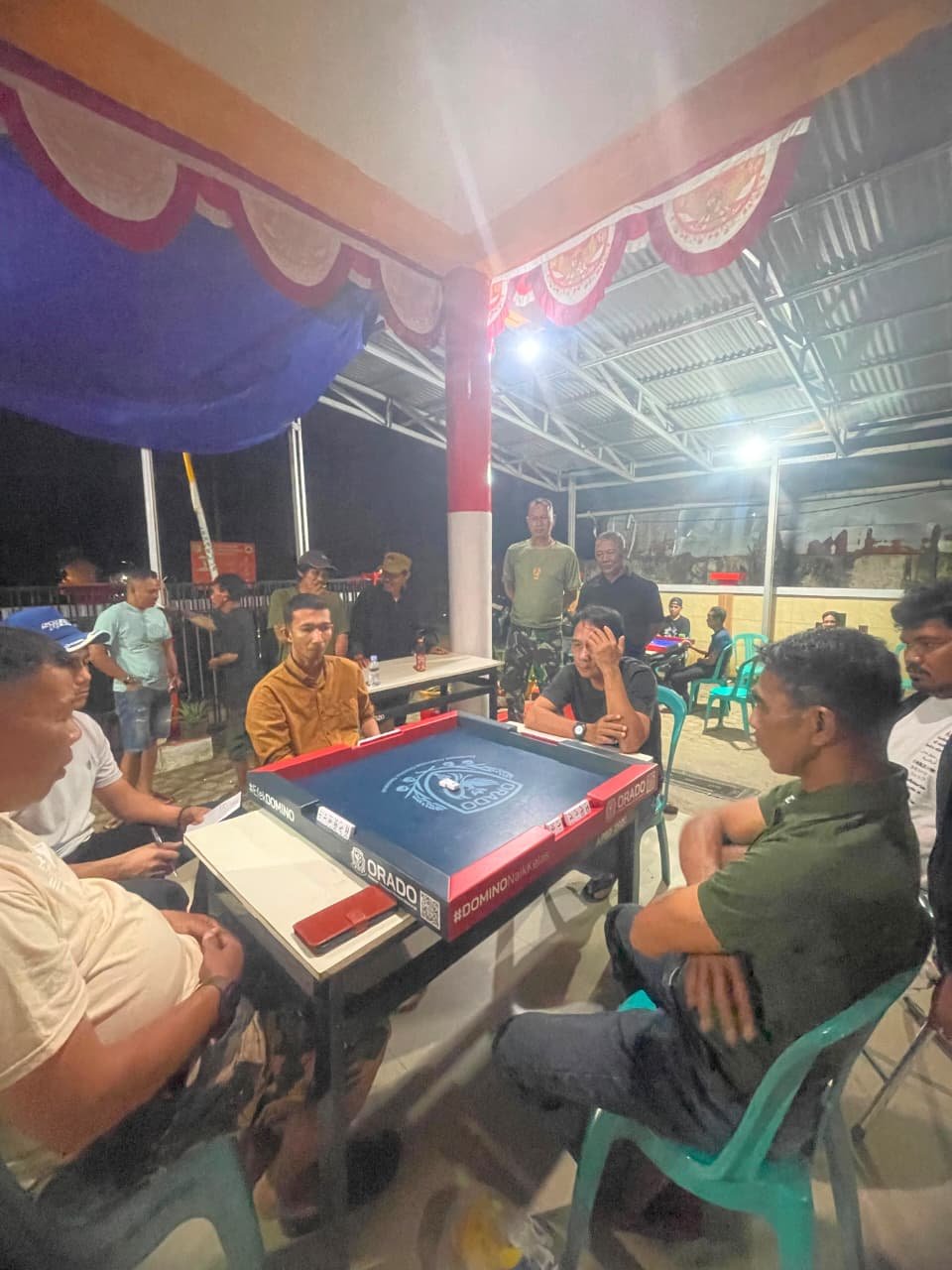 Kemeriahan HUT ke-81 RI, 40 Pasang Ikuti Turnamen Tiba-Tiba Domino di Bahontula 